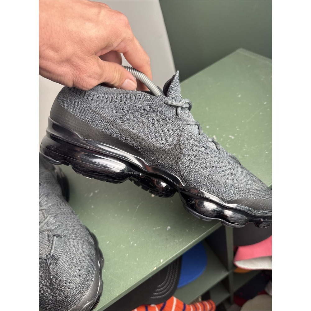 Nike Air VaporMax Flyknit Shoes Mens Size 8.5 Black Running Sneakers DV1678-006 - Picture 5 of 11